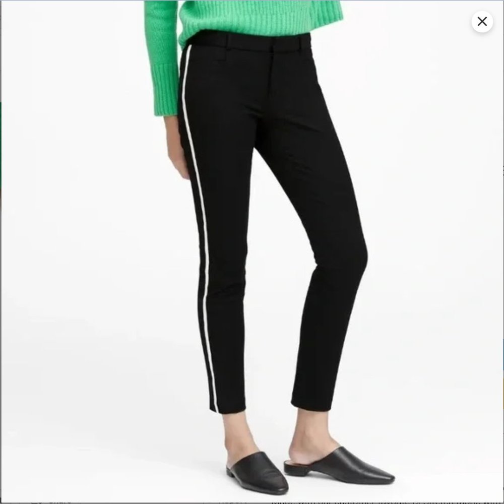 Banana Republic 10Long Sloan Pant with Stripe